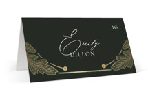 Embellished Foil-Pressed Place Cards