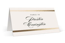 Bold Classic Foil-Pressed Place Cards