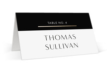 New Monogram Foil-Pressed Place Cards