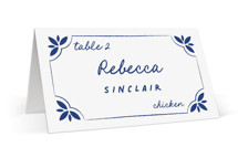 Tile Card Place Cards - Chicken