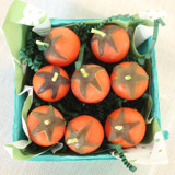 Orange Cherry Tomato Beeswax Birthday Candles Party Candles