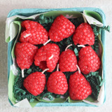 Raspberry Beeswax Birthday Candles Party Candles