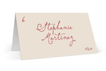 Handwritten chic Place Cards - Fish
