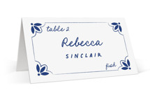 Tile Card Place Cards - Fish