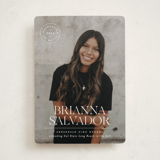Modern Crest Graduation Announcements