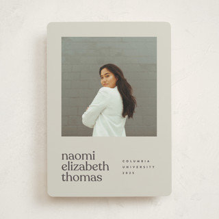 Minimal Modern Graduation Announcements