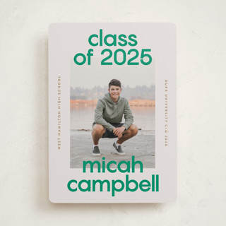 School Color Duo Graduation Announcements