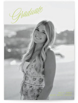 neon vintage Graduation Announcements