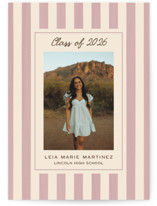 Grad Stripes Graduation Announcements