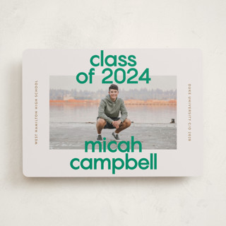 School Color Duo Graduation Announcements