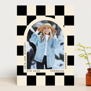 Checkered Arch Graduation Announcements