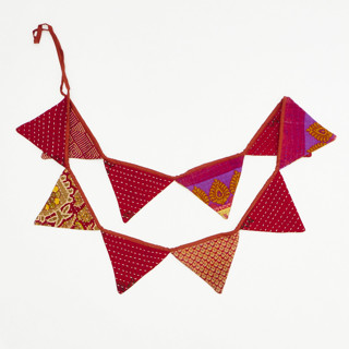 Kantha Pennant Banner - No. 240211 Party Hanging Decor