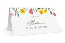 Wildflower Wreath Place Cards