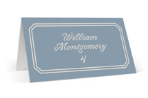 Bevel Monogram Place Cards