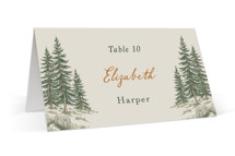 Whispering Pines Place Cards