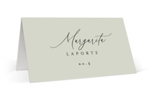 Scripted Initials Place Cards