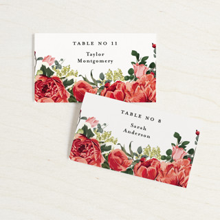 Peonies Forever Place Cards