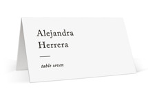 Editorial Place Cards