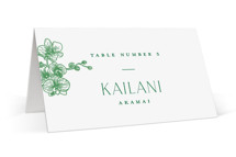 Tropical Toile Place Cards