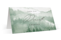 Over the mountains Place Cards