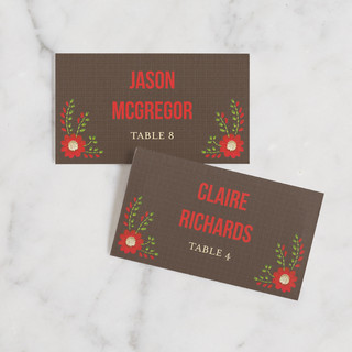 Mexican Ties Place Cards