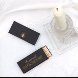 Annual Halloween Party Matchbox, set of 50 Party Matches and Matchbooks