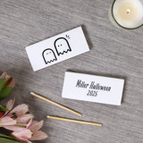 Cute Ghost Couple Matchbox, set of 50 Party Matches and Matchbooks