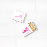Light It Up It's My Birthday Matchbox, set of 50 Party Matches and Matchbooks