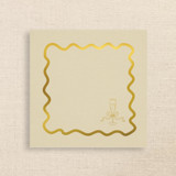Champagne Glass with Wavy Border Premium Cocktail Napkins Party Napkins