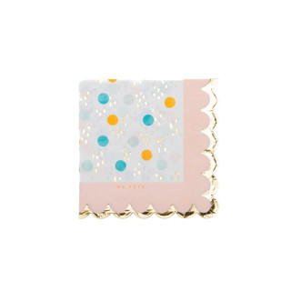 Fun Fair Dinner Napkin, Square - Pack of 24 Party Napkins