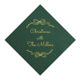 Holiday Bow Napkins Party Napkins