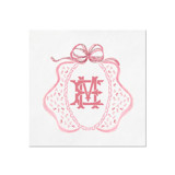 Pink Bib Personalized Baby Shower Napkins Party Napkins