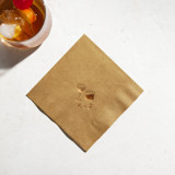 Sip in Style Dual Glass Napkin, cocktail size, set of 50 Party Napkins