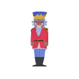 Nutcracker Guest Napkins - Set of 16 Die-Cut Napkins