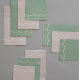 Signature Napkins, Pink & Mint (16) Party Napkins