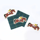 Horse Plaid Napkins - Equestrian Collection (x20) Party Napkins