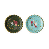 Tropical Dessert Plates, Hummingbirds - Pack of 8 Party Plates and Bowls