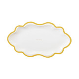 Signature Mini Trays, Mustard (4) Party Plates and Bowls