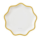 Signature Dinner Plate, Mustard (4) Party Plates and Bowls