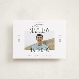 Posh Party Petite Graduation Party Invitations