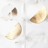 Gold Dipped Paper Ornaments