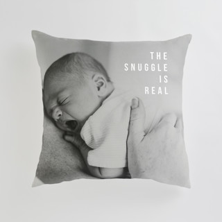 The Snuggle is Real Large 24 Inch Photo Pillow