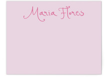 Whimsical Script Personalized Stationery