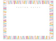 Confetti border Personalized Stationery