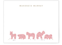 Animal Cracker Parade Personalized Stationery