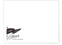 Vintage Pennant Personalized Stationery