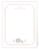 Sweet Elephants Personalized Stationery