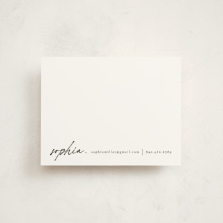 minimalist note Personalized Stationery