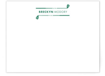 On the Green Personalized Stationery