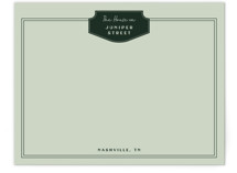 Classic Badge Personalized Stationery